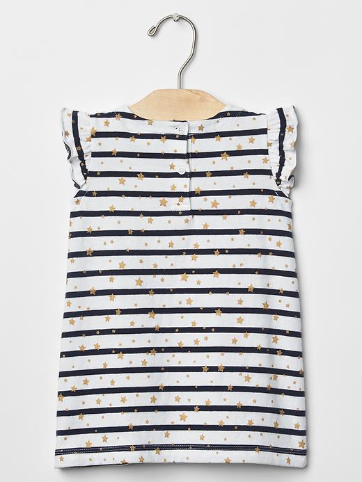 2 of 8 showing, with the color dark night of product Logo Starry Stripe Dress