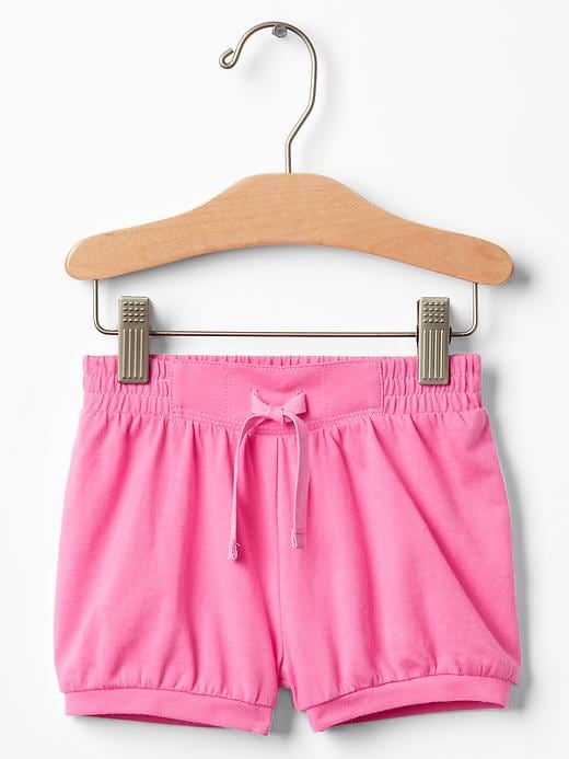 1 of 8 showing, with the color neon impulsive pink of product Jersey bubble shorts