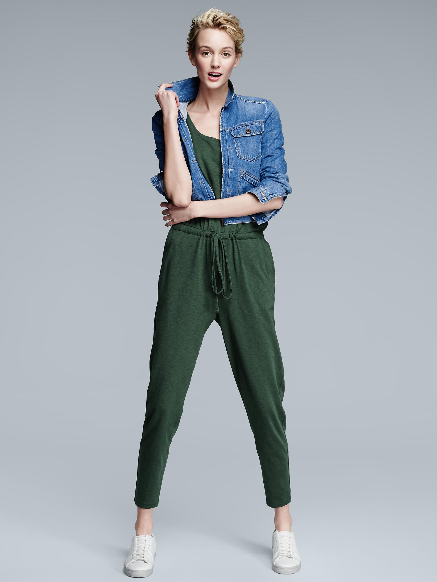 Gap Sleeveless tie jumpsuit — фото 5