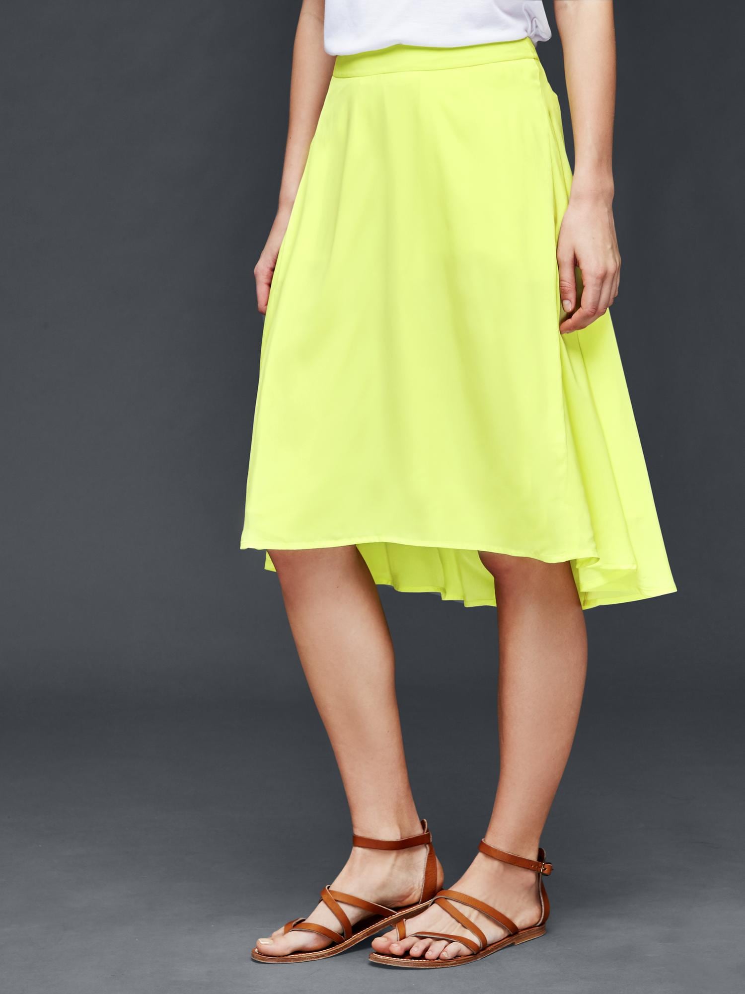 Midi swing skirt Gap