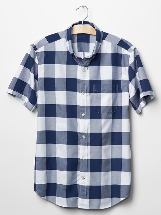 Everyday Stretch Oxford Standard Fit -  Purple Gingham