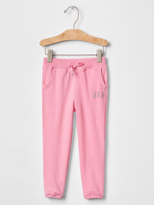 1 of 8 showing, with the color neon impulsive pink of product Glitter logo sweats