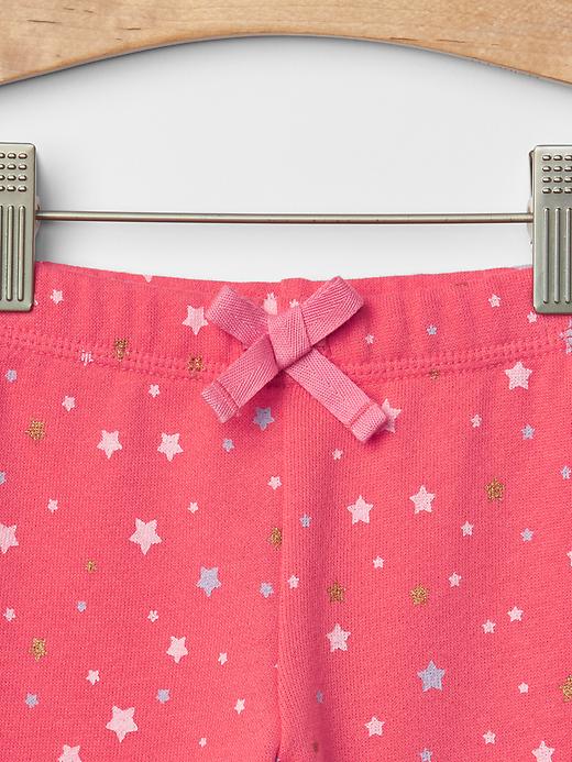 2 of 8 showing, with the color fresh coral of product Starry band pants