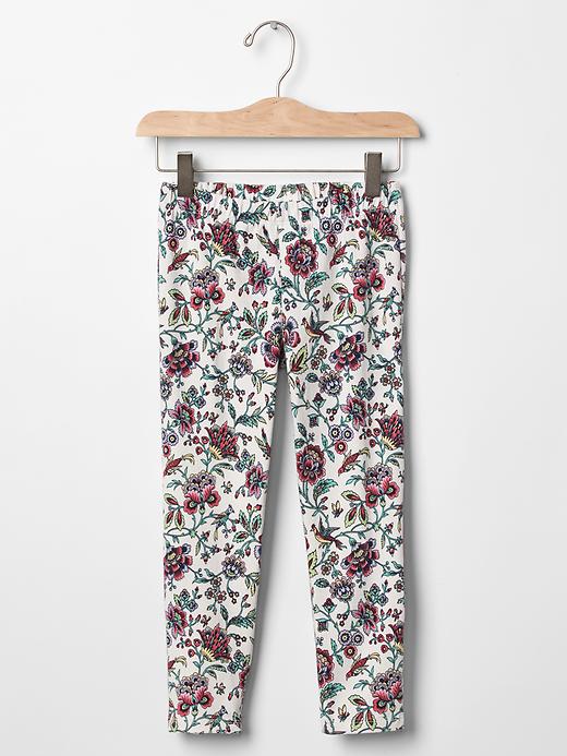 1 of 8 showing, with the color new off white of product Print crop leggings