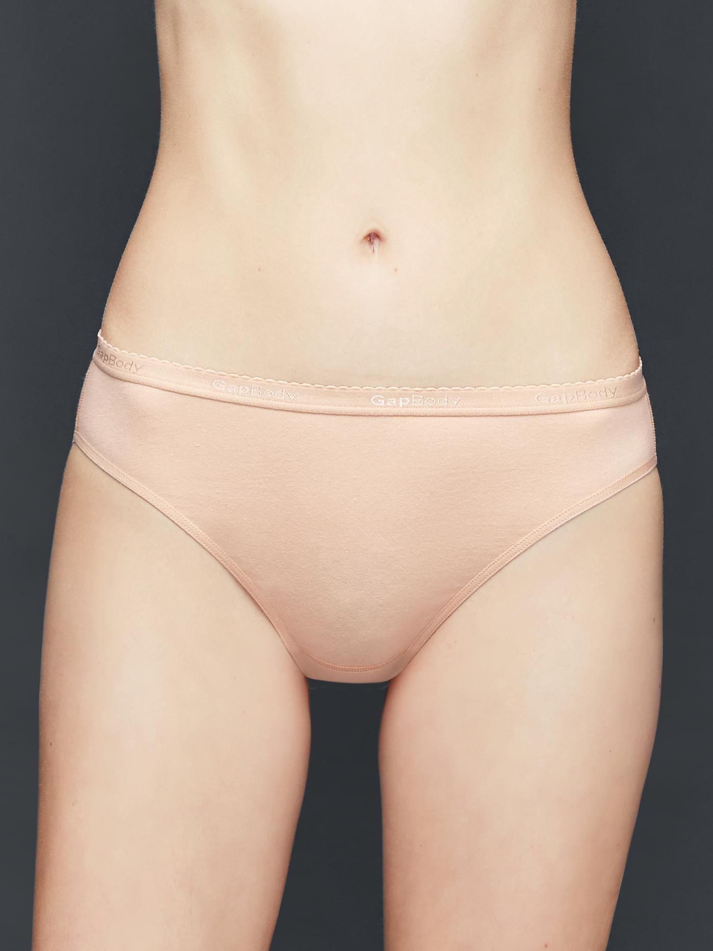 Stretch Cotton High Leg Brief