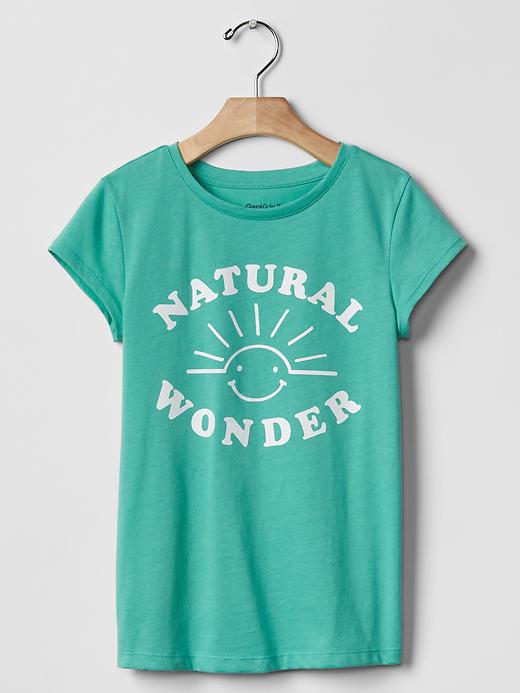 1 of 8 showing, with the color bright lake of product Graphic short-sleeve tee