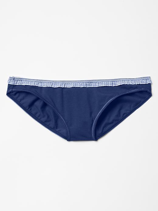 2 of 8 showing, with the color comet blue of product Ruffle bikini
