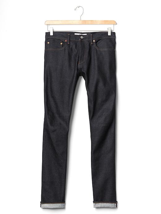 Image number 7 showing, Selvedge skinny fit jeans (stretch)