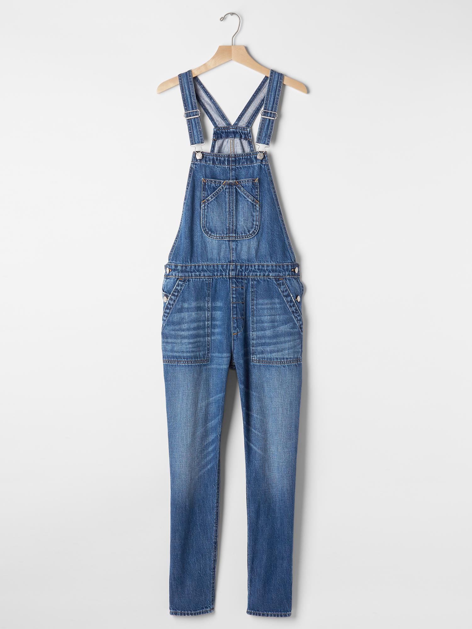 Женские комбинезоны Gap 1969 denim slouch ankle overalls — фото 3