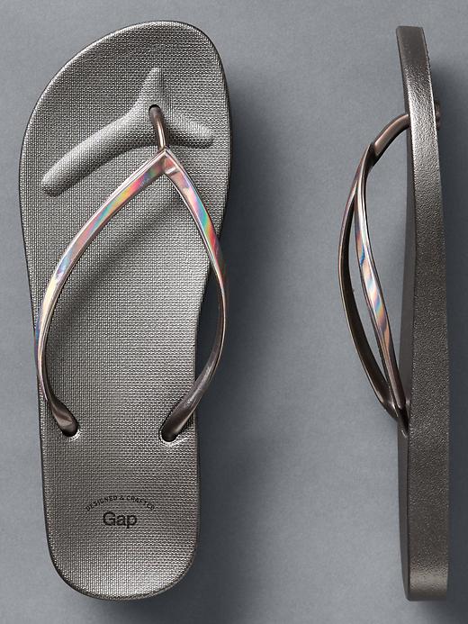 Rubber flip flops