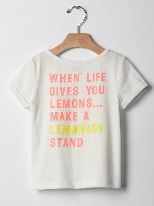 Image number 2 showing, babyGap x Alex&#39s Lemonade Stand&#169 graphic tee