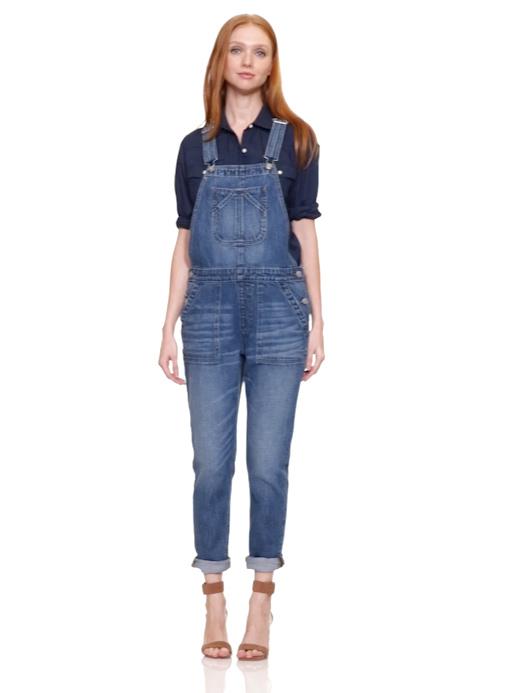 Женские комбинезоны Gap 1969 denim slouch ankle overalls — фото 4