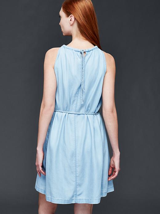1969 TENCEL denim braid halter dress | Gap 1969 TENCEL denim braid halter dress | Gap