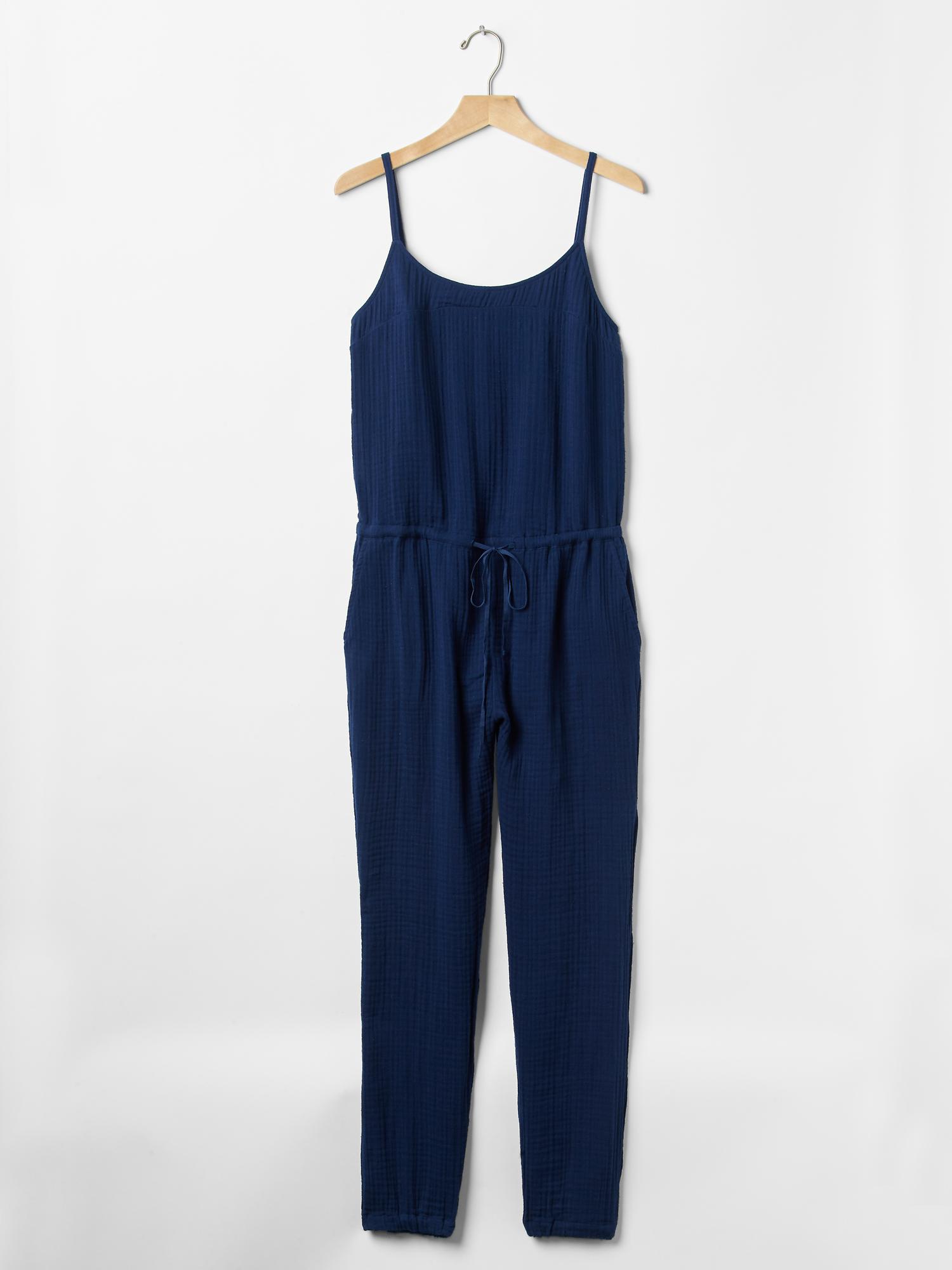 Женские комбинезоны Gap Gauzy cotton jumpsuit — фото 3
