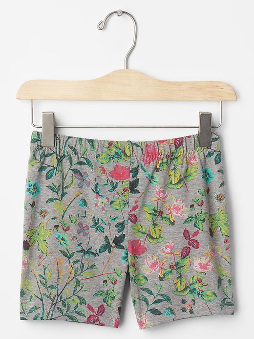 1 of 8 showing, with the color heather grey of product Kids Cartwheel Shorts in Stretch Jersey