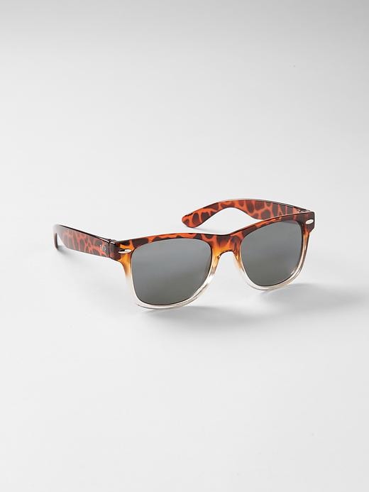 1 of 8 showing, with the color tortoise of product Cheetah retro sunglasses