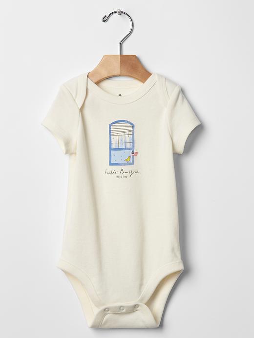 2 of 8 showing, with the color new york of product Hello city graphic bodysuit