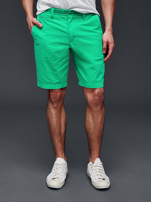 1 of 8 showing, with the color gum drop of product 10" Vintage Wash Shorts with GapFlex
