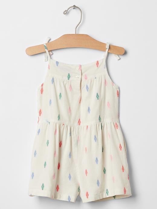 2 of 8 showing, with the color ivory frost of product Bright diamond bow romper