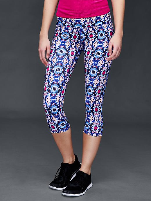 gFast print capris Gap