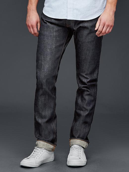 Image number 5 showing, 1969 Japanese selvedge slim fit jeans