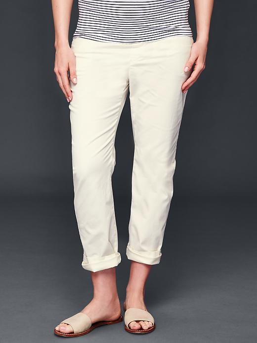 Image number 9 showing, Maternity Demi Panel Girlfriend Chinos
