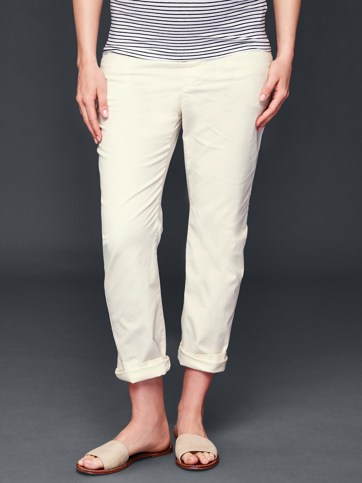 Maternity Demi Panel Girlfriend Chinos Gap