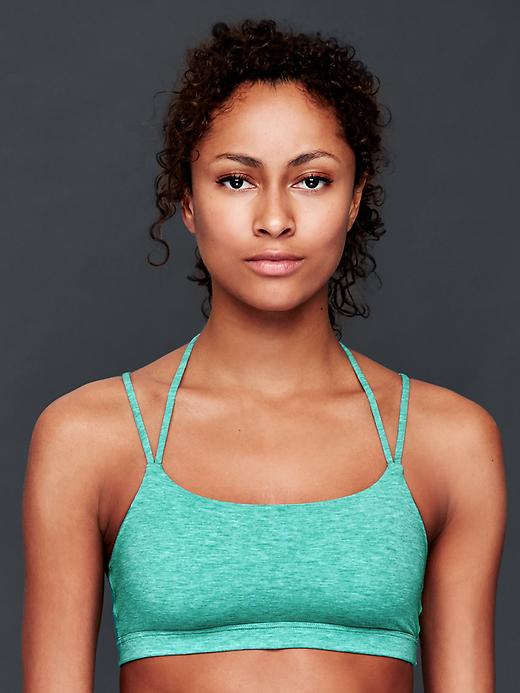 Image number 10 showing, GapFit Breathe Low Support Strappy Sports Bra