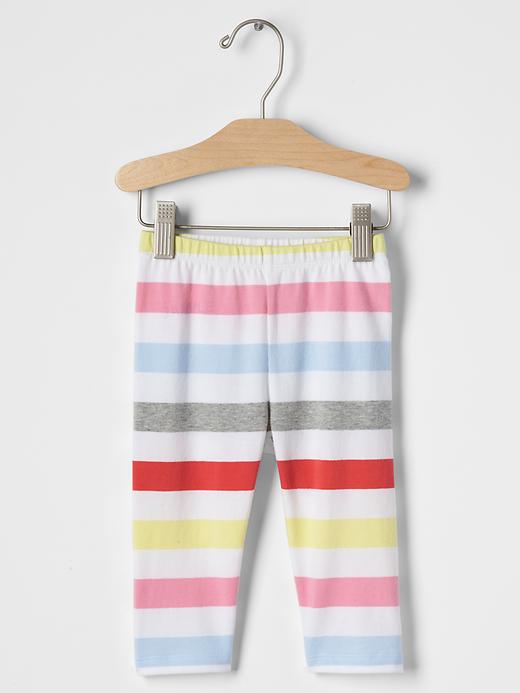1 of 8 showing, with the color multi stripe of product Multi stripe leggings