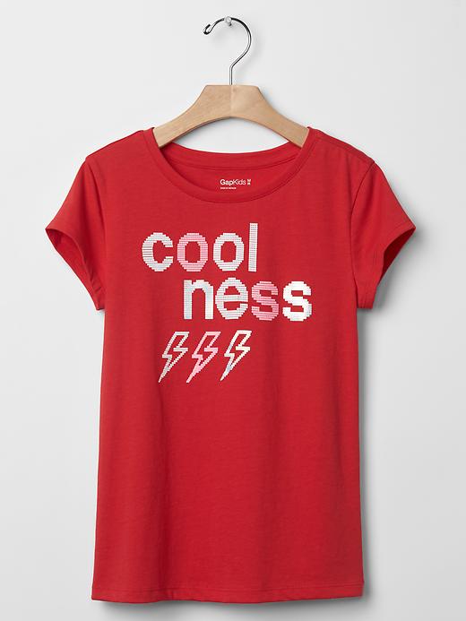 1 of 8 showing, with the color red of product Sporty cool tee