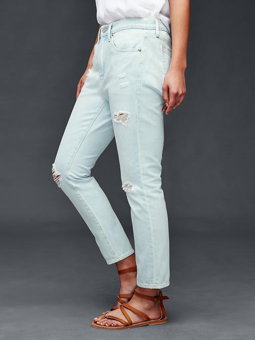 Image number 4 showing, ORIGINAL 1969 destructed boyfriend jeans