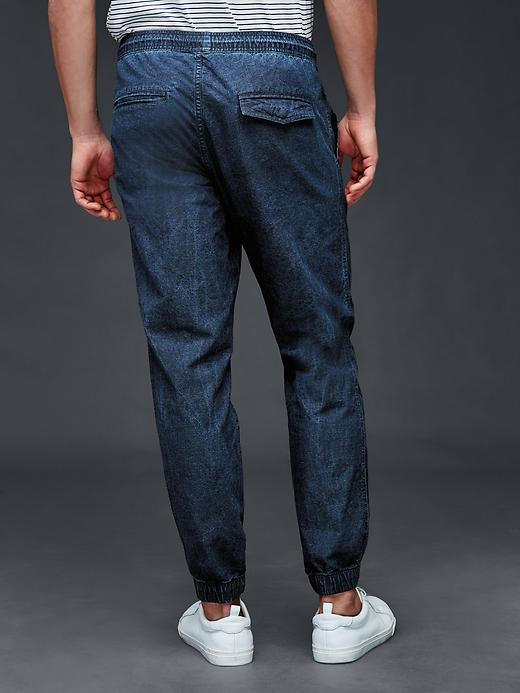 2 of 8 showing, with the color indigo of product Indigo joggers