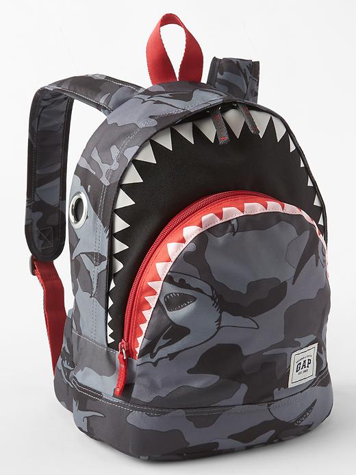 View large product image 1 of 2. Shark backpack