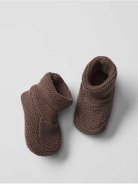 baby gap knit booties