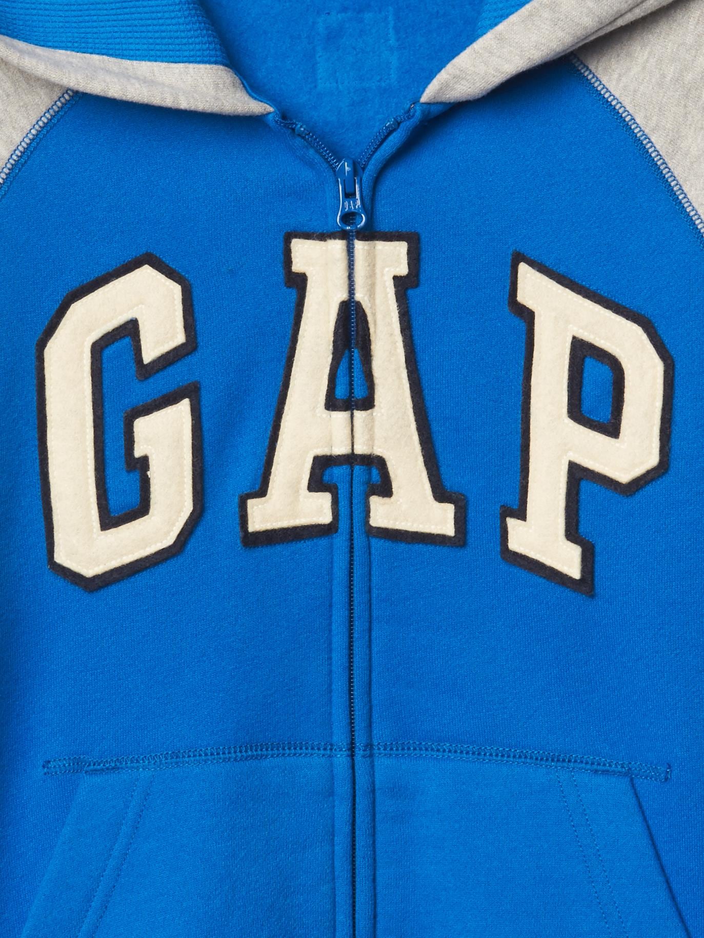 Logo baseball zip hoodie | Gap