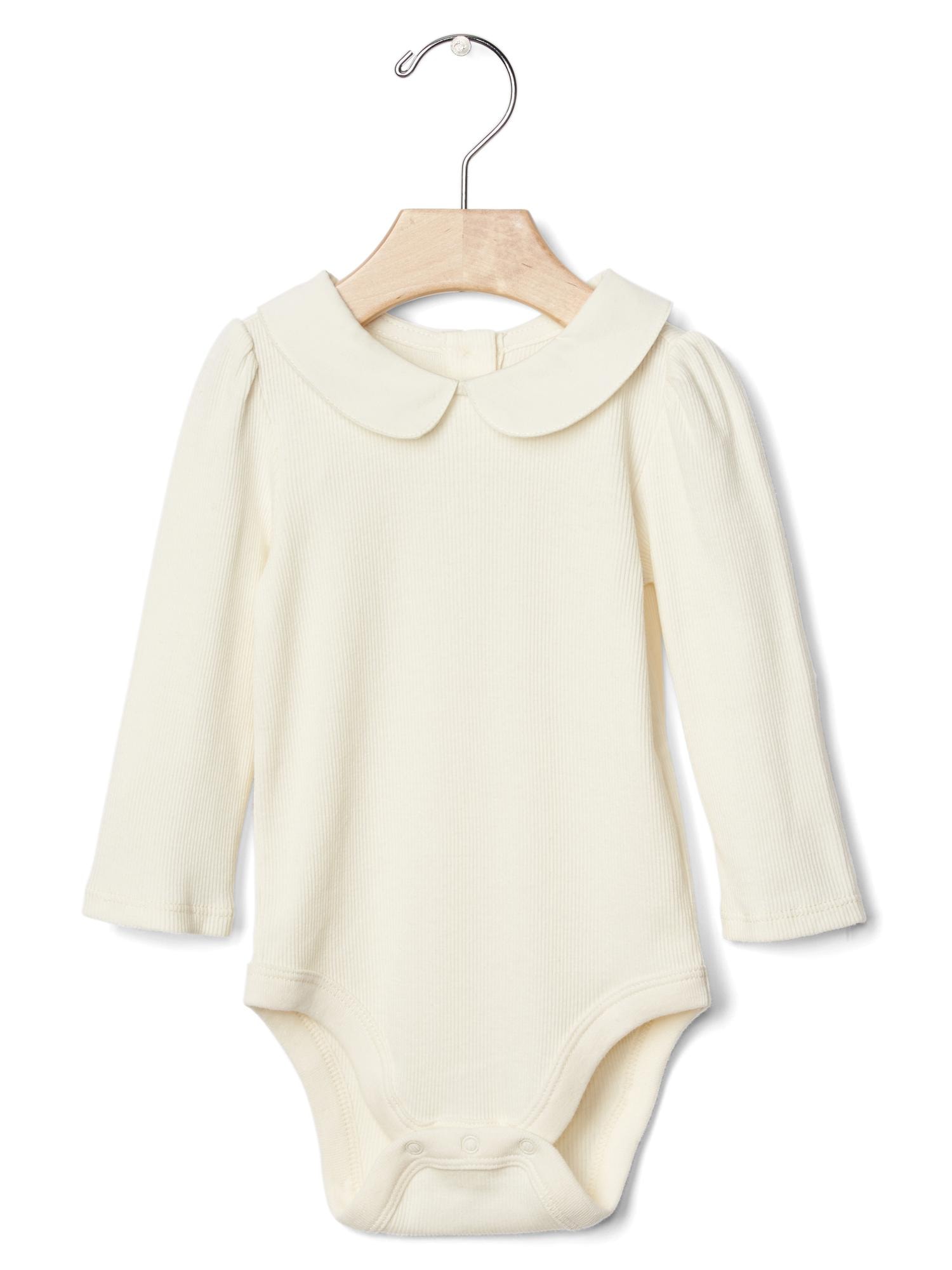 Peter pan collar bodysuit