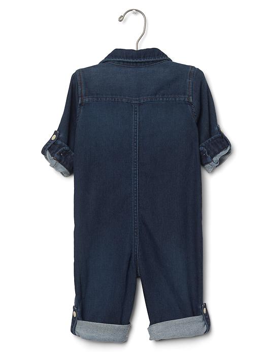 Image number 2 showing, Supersoft Denim One-Piece