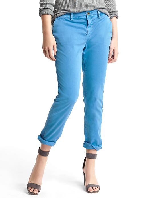 Gap girlfriend twill chinos deals