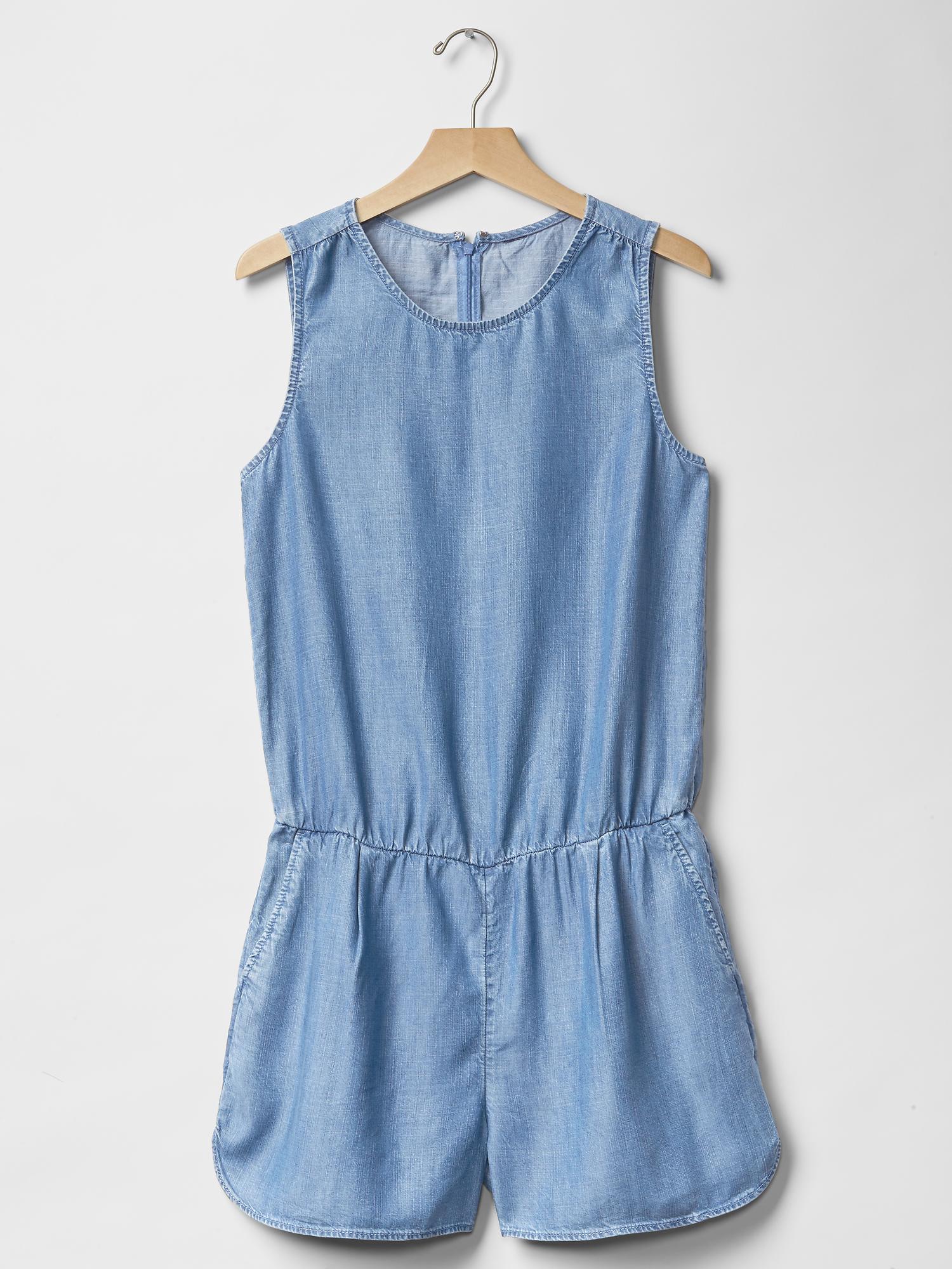 Женские комбинезоны Gap TENCEL™ tank romper — фото 5