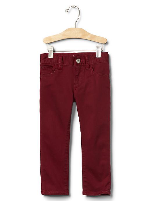 1 of 8 showing, with the color red delicious of product 1969 high stretch slim jeans