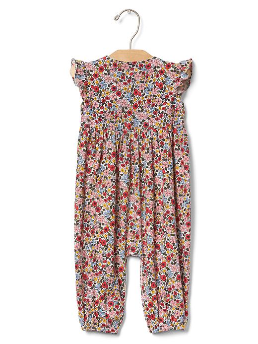 2 of 8 showing, with the color ivory frost of product Floral flutter one-piece