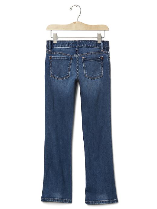 2 of 8 showing, with the color medium wash of product Kids Boot Jeans with Fantastiflex