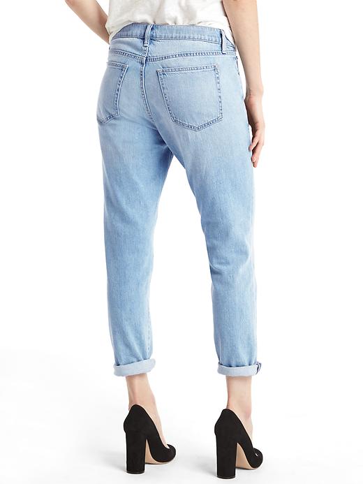 2 of 8 showing, with the color light indigo of product ORIGINAL 1969 boyfriend jeans