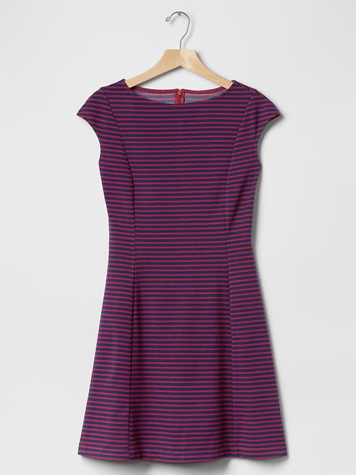 Cap sleeve fit & flare dress | Gap