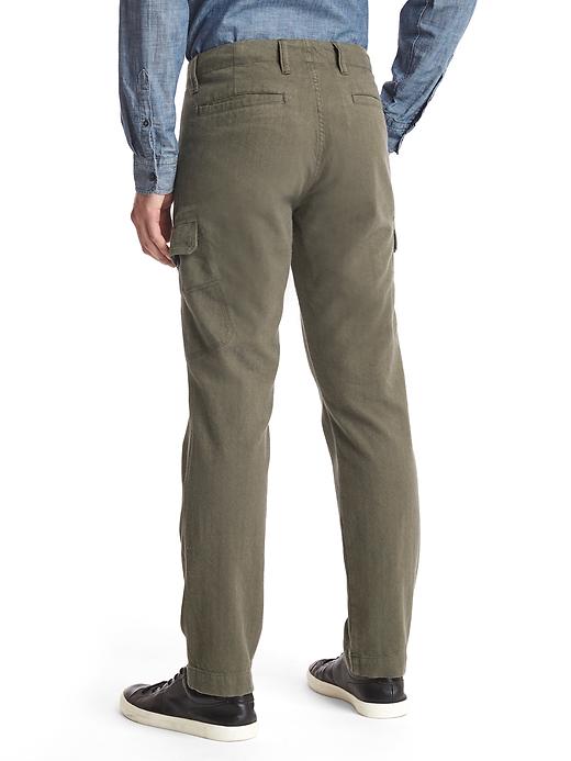 Herringbone slim fit cargo pants | Gap