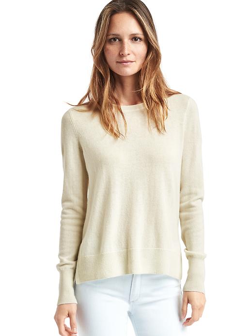 Image number 7 showing, Merino wool blend crewneck sweater