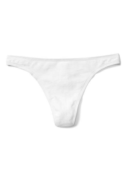 View large product image 1 of 1. Stretch Cotton Thong