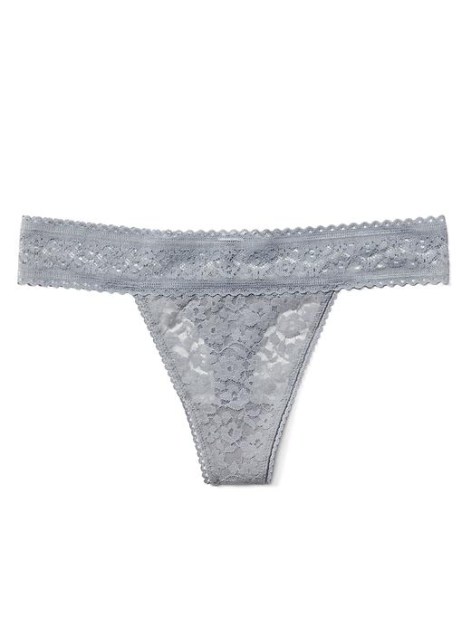 Image number 3 showing, Supersoft lace thong