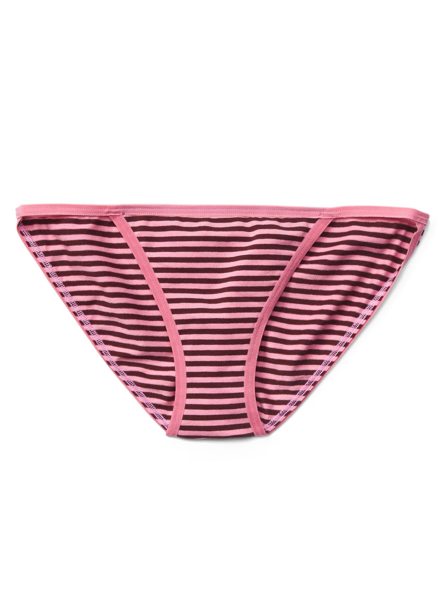 Stretch Cotton String Bikini Gap