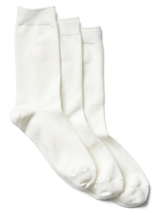 View large product image 1 of 1. Basic crew socks (3-pack)